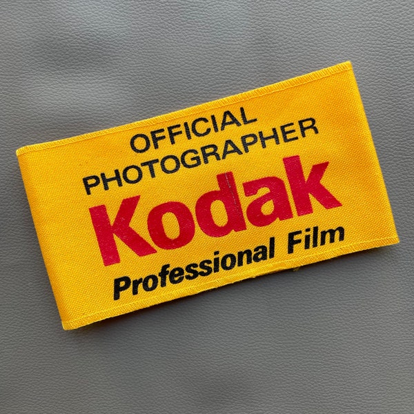 Vintage 90's Kodak Professional Film OFFICIAL PHOTOGRAPHER Arm Band