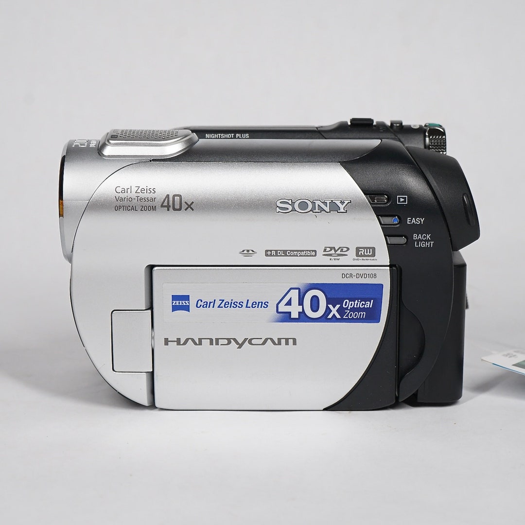 Vintage Sony Handycam DCRDVD108 DVDR/RW Video Camcorder Etsy UK