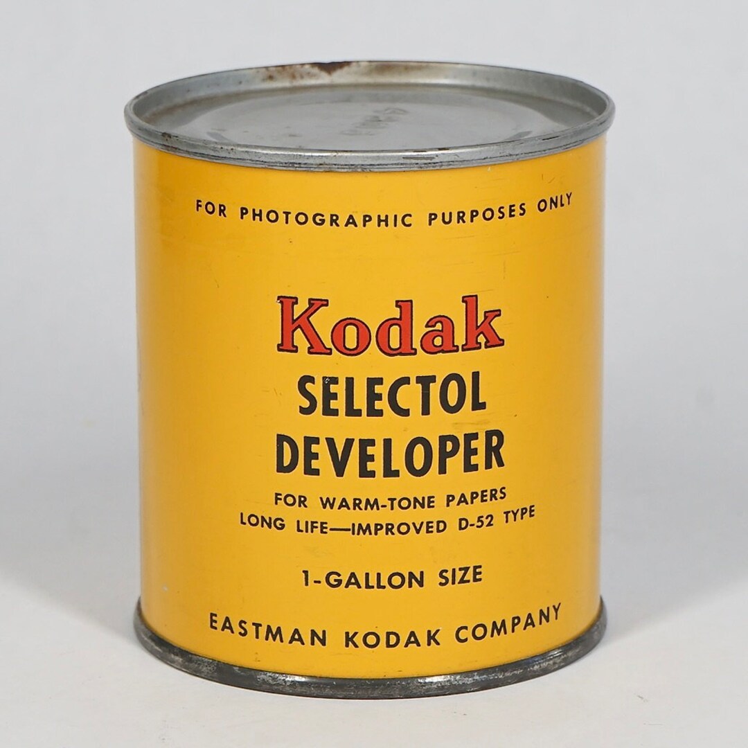 Vintage 1940's KODAK Selectol Developer Darkroom Photographic Chemical