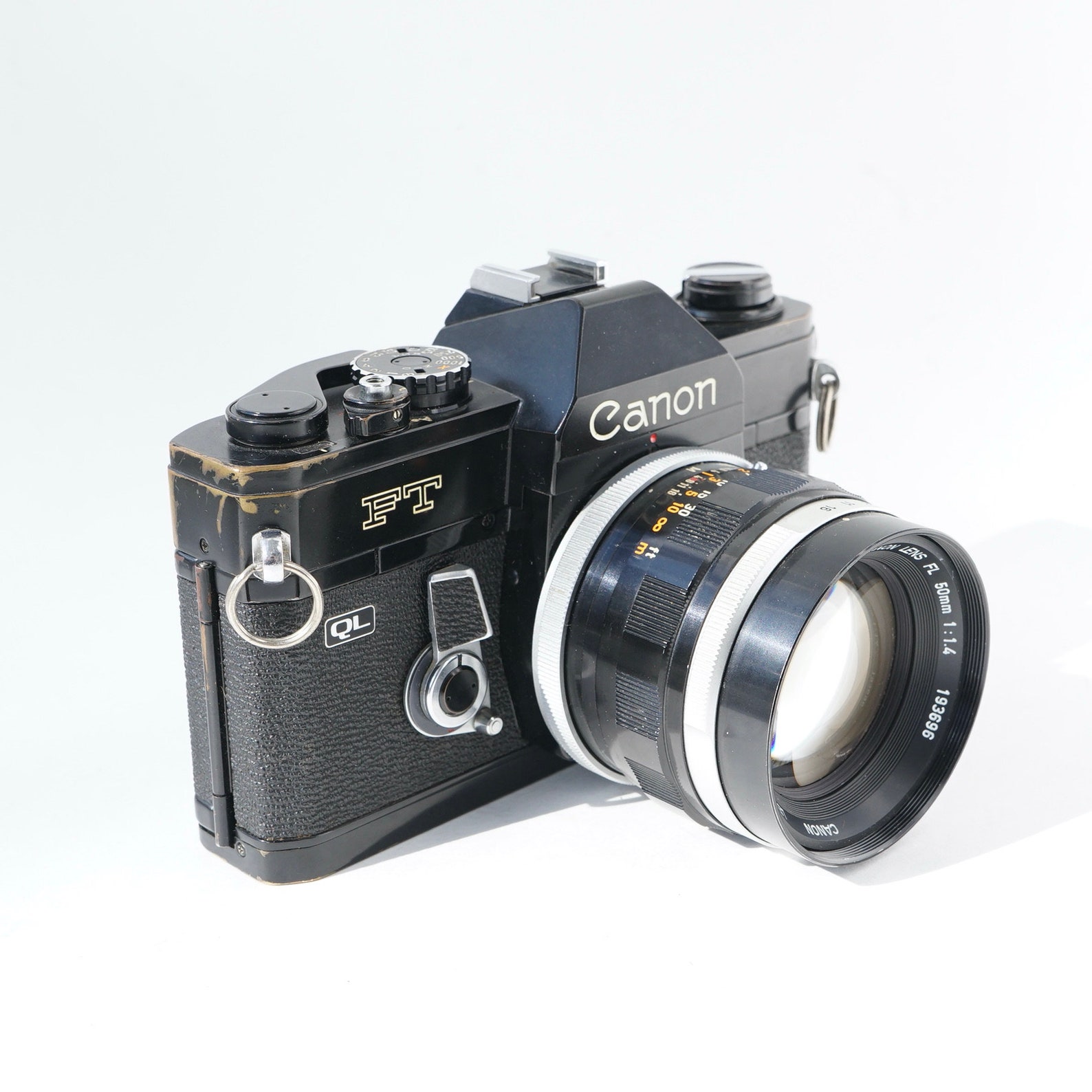 Vintage Canon FT qL 35mm Film SLR Camera w/ FL 50mm f/1.4 lens Etsy