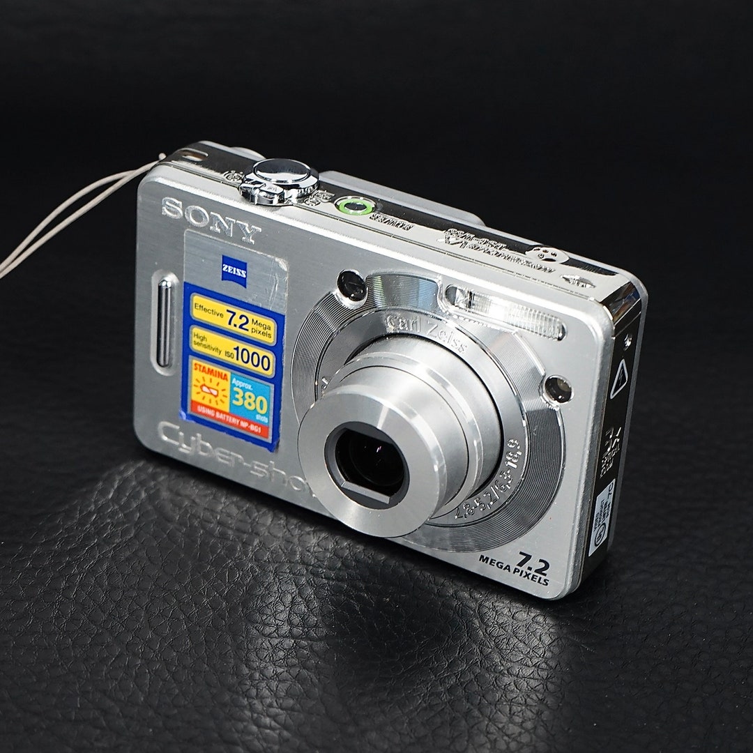 Vintage Sony Cybershot DSCW55 Compact Y2K Pointandshoot Etsy