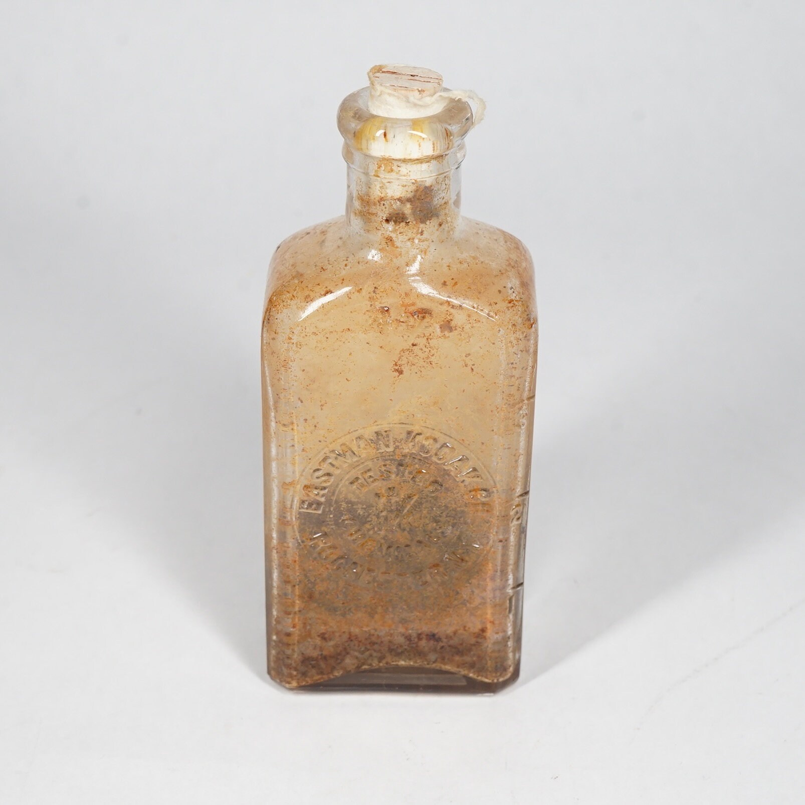 Antique 1910's Velox Liquid Developer Glass Darkroom Photographic