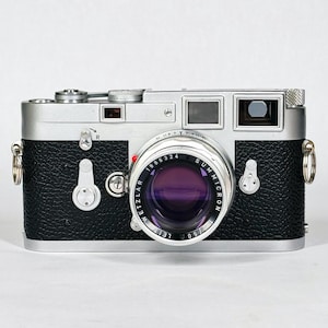 Vintage Leica M3 Rangefinder Film Camera W/ Summicron RIGID 50mm F