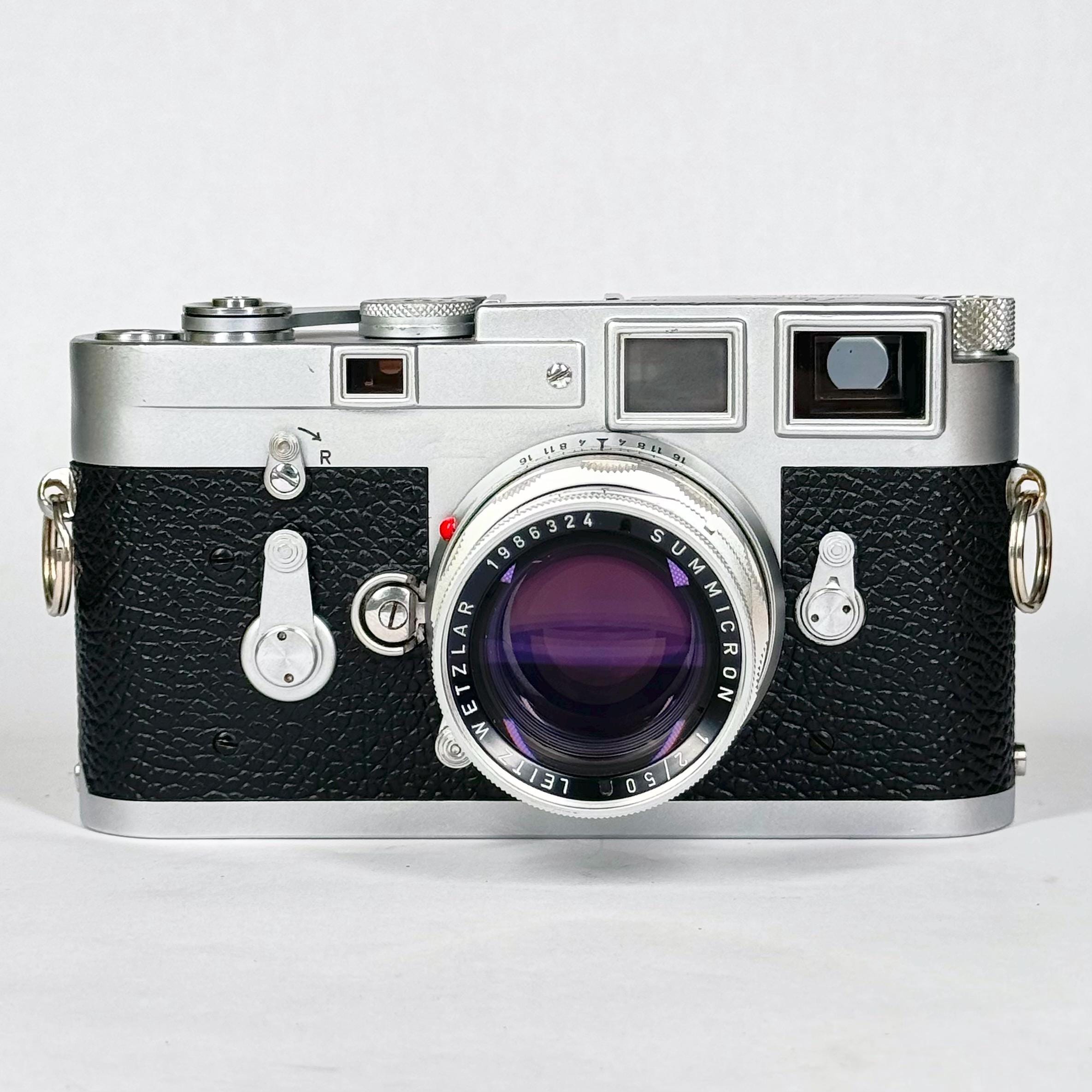 LEICA M3 フィルムカメラ Vintage Leica M3 Rangefinder Film Camera W/ Summicron RIGID