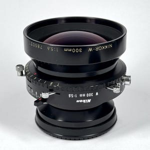 ケース付き ニコン NIKKOR-W 300mm F5.6 COPAL 3 Nikkor-w 300mm F/5.6 Large Format Camera Lens W/ Copal-3 Shutter