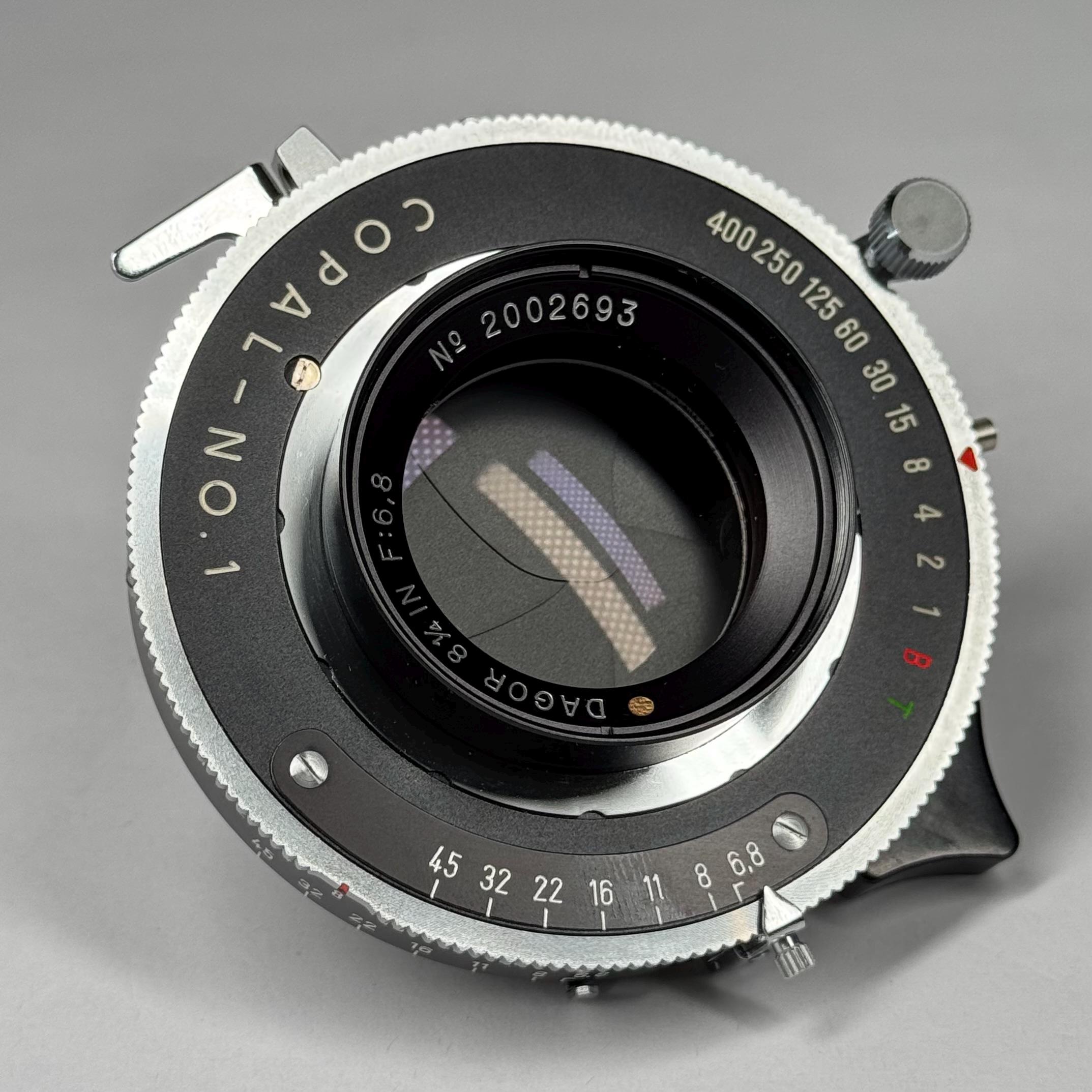 フィルムカメラ DAGOR 81/4 F:6.8 Gold Dot COPAL-NO.1 Goerz 8 1/4