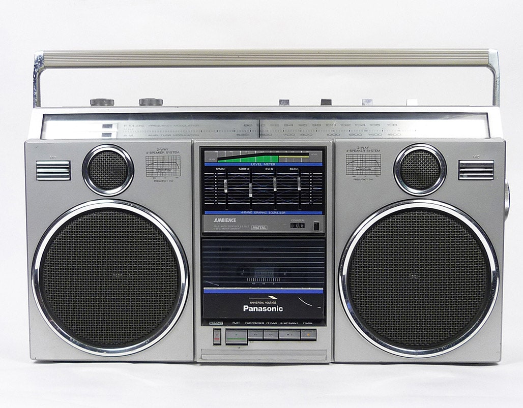 Vintage 80's Panasonic RX-5050 Boombox GHETTO BLASTER Cassette