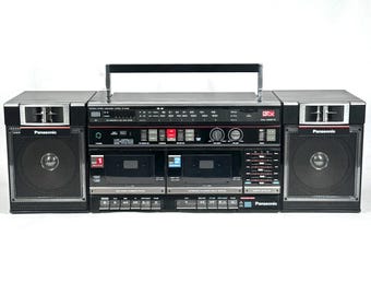 Vintage 80's SANYO M-V40K Boombox Ghetto Blaster Cassette Stereo