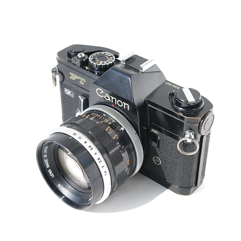 Vintage Canon FT qL 35mm Film SLR Camera w/ FL 50mm f/1.4 lens Etsy