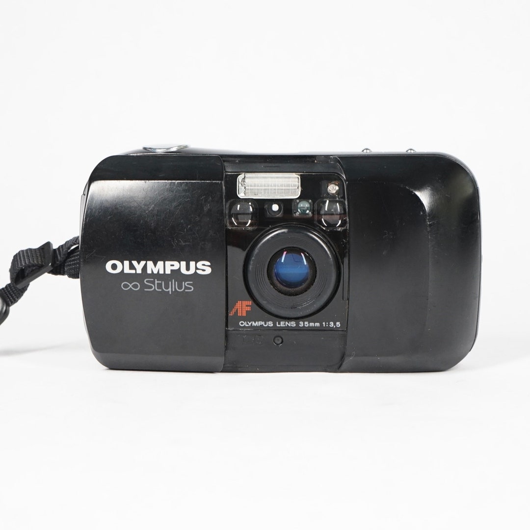 Olympus μ mju 1 AF Black Film Camera Olympus MJU I µ[mju:]-1 35mm 1:3,5 AF lens point & shoot