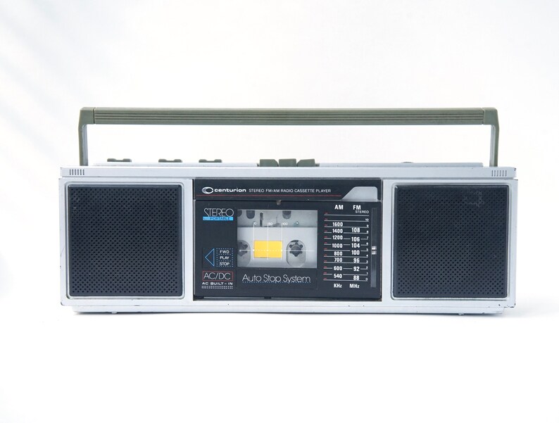 Vintage 80er Jahre Centurion Mini Boombox AM/FM Stereo Etsy