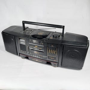 Vintage 90's JVC PC-X200 Boombox Ghetto blaster cassette player radio