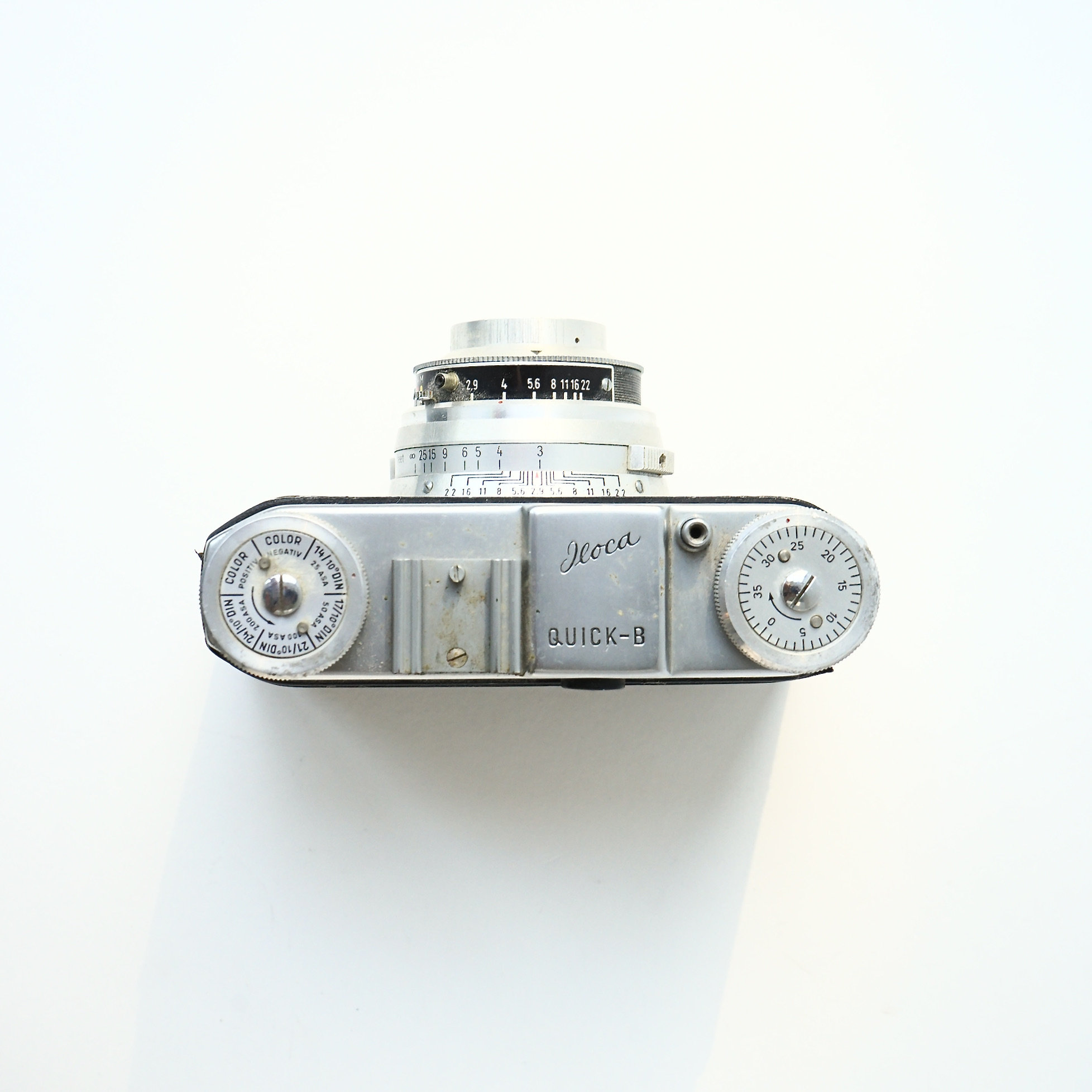 Vintage 50's Iloca QUICK-B Rangefinder Camera W/ ILTAR 50mm F/2.9