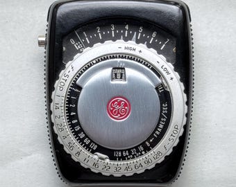 Vintage GE Type PR-1 Exposure Meter Analog Light Meter 1948