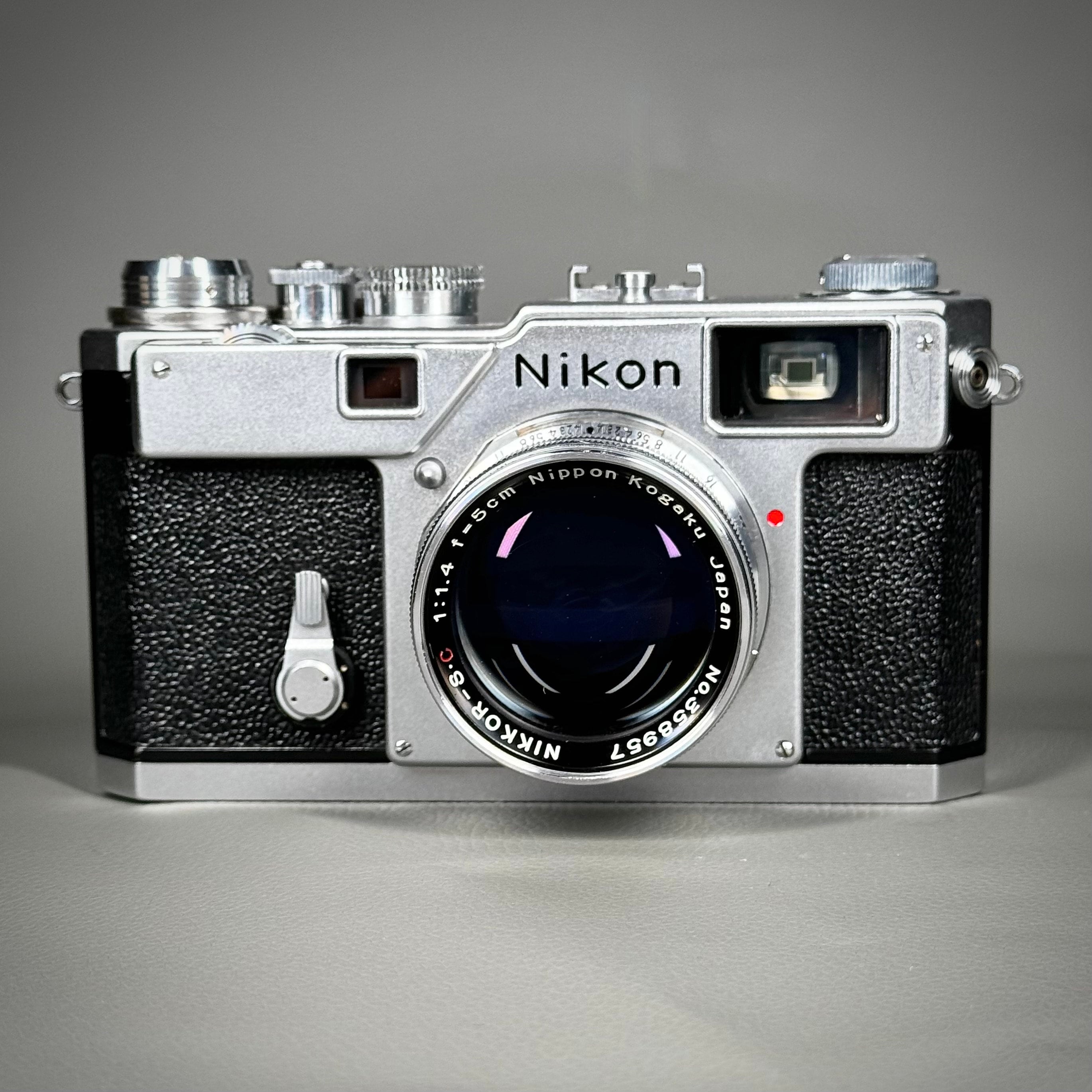 Vintage Nikon S3 Rangefinder Camera Body W/ Nikkor 50mm F
