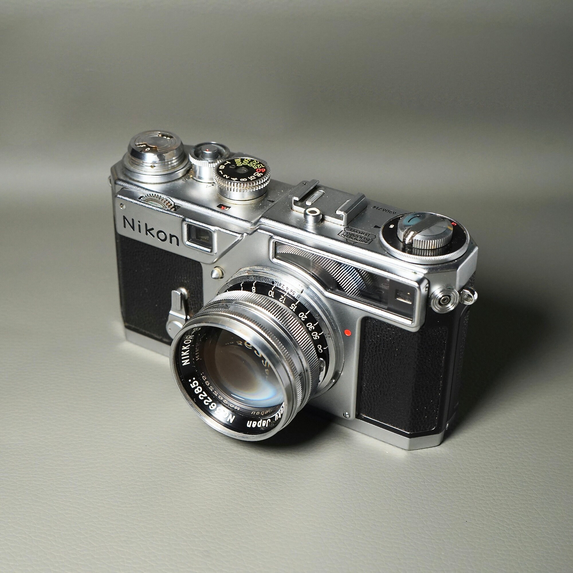 Vintage Nikon SP Rangefinder Camera Body W/ Nikkor 50mm F/1.4 S.C