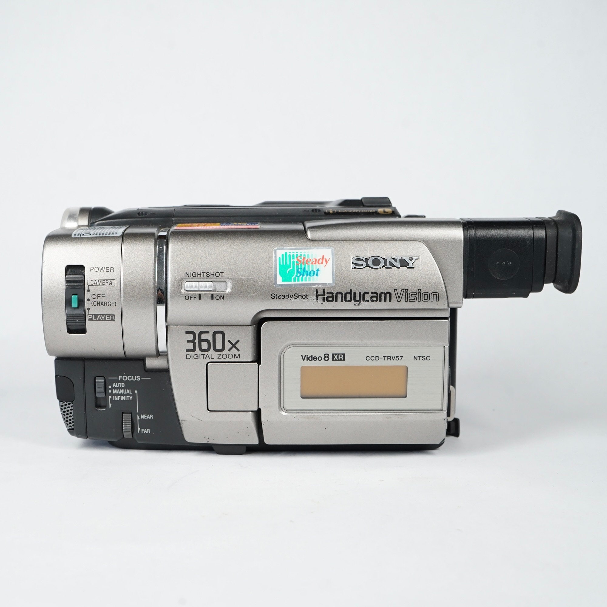 Vintage Sony Handycam Vision CCD-TRV57 Video 8 Analog Camcorder