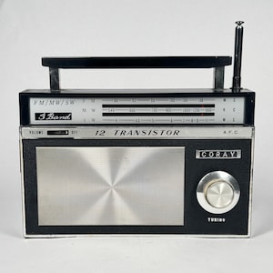Vintage 1960&#39;s CORAY Transistor FM radio Made in Japan