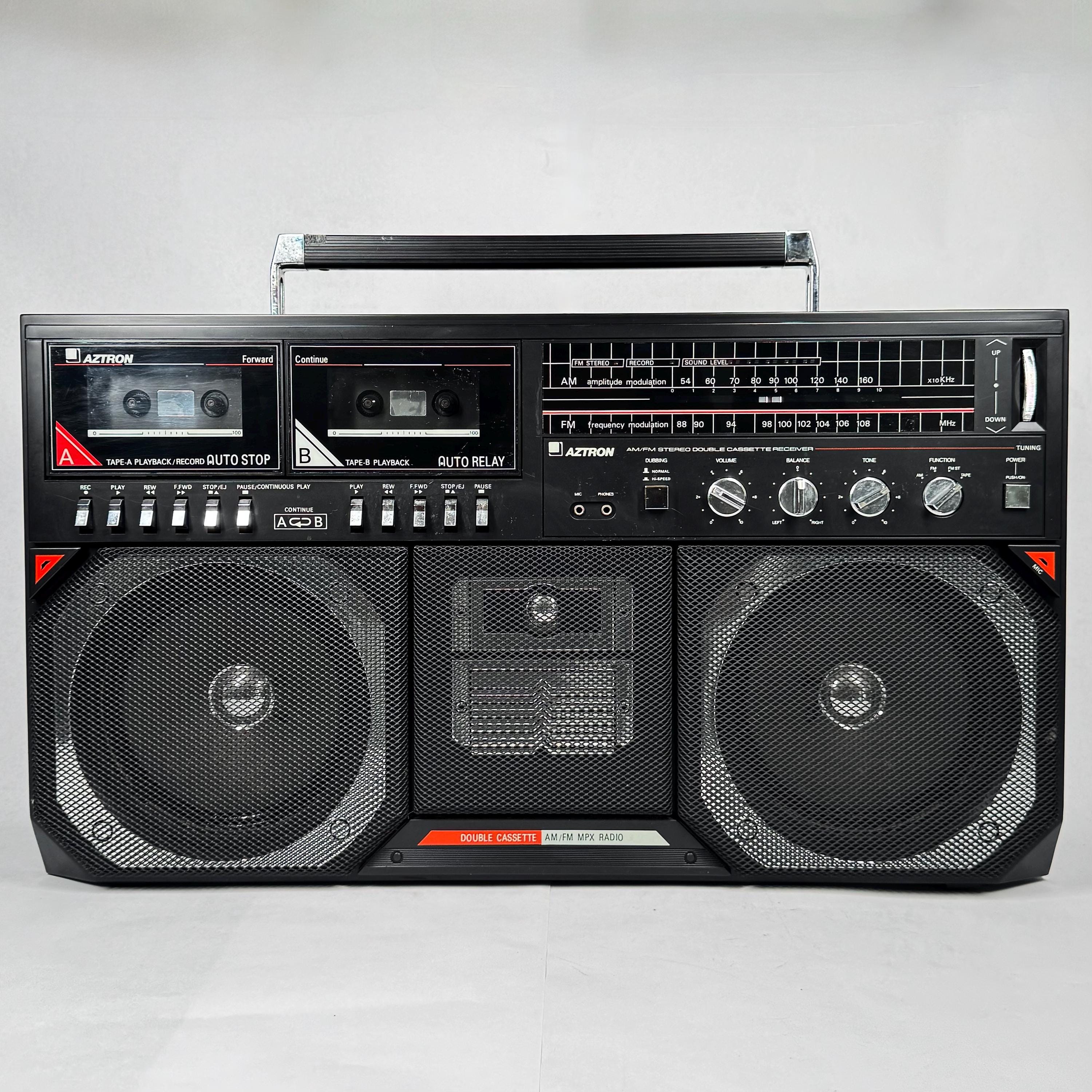 Vintage 80's AZTRON 36241 (nippon FS-2424) Boombox Ghetto Blaster