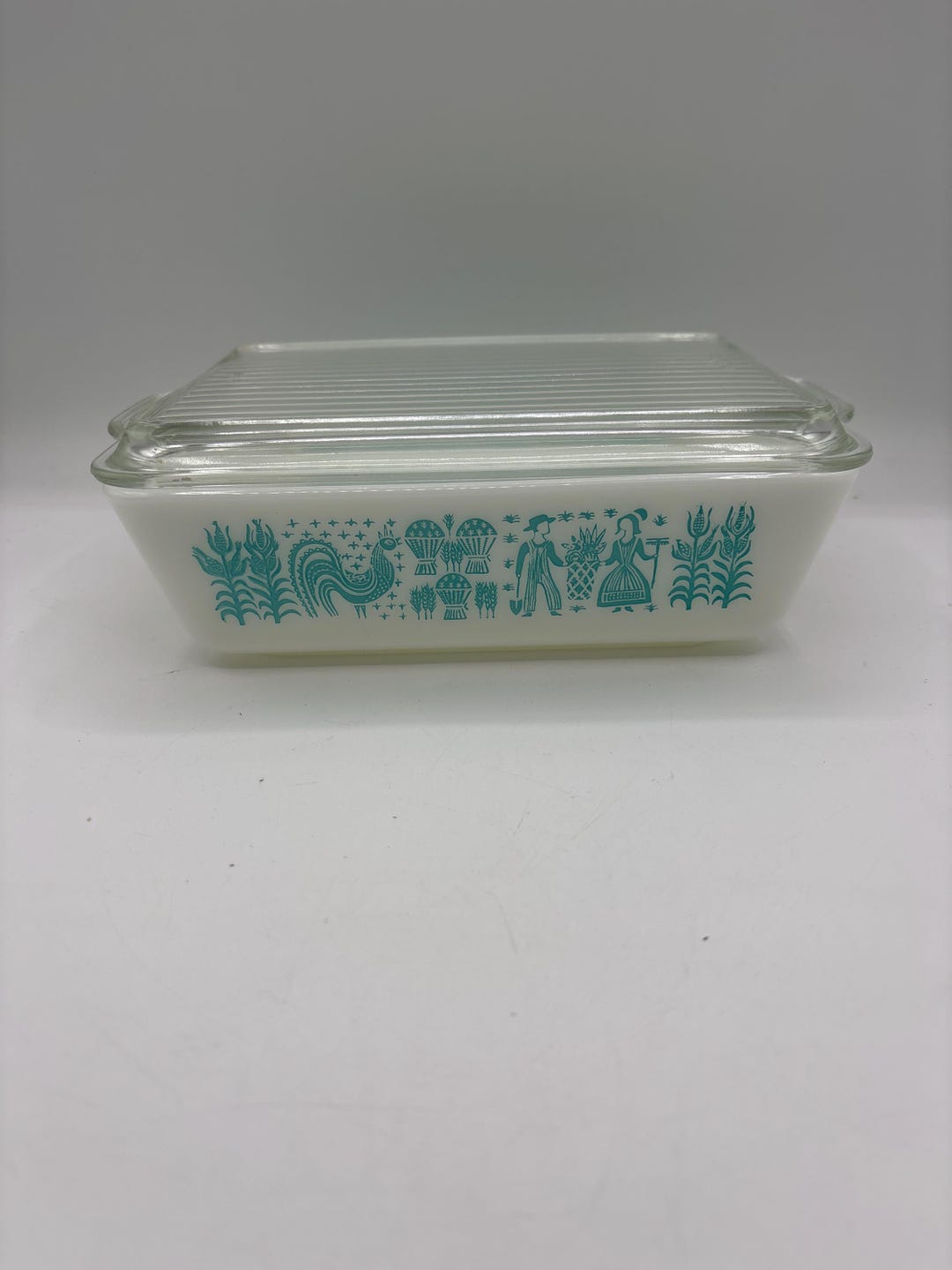 Vintage Pyrex Blue Butterprint Refrigerator Dish Number 503 With Lid - Etsy