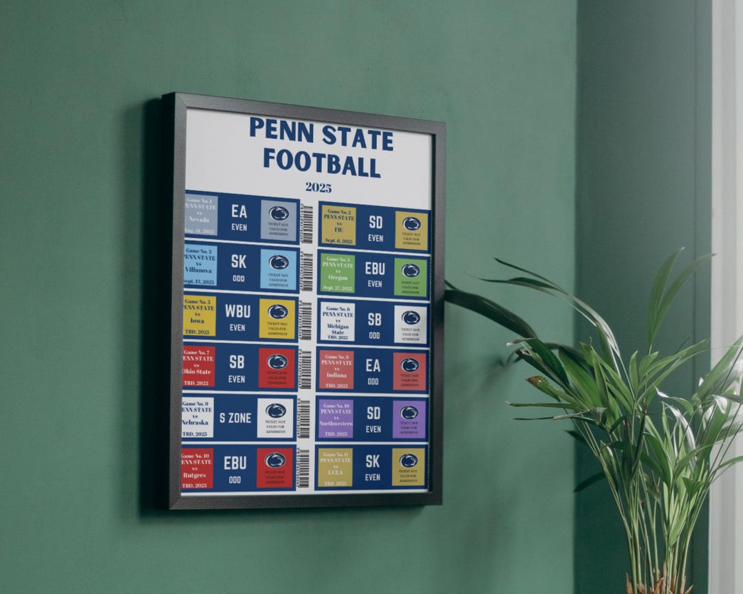 Penn State Football 2025 Schedule Grata Karlene
