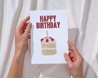 Jellycat Birthday Cake Card: Sweet Celebration Note (Digital Download)
