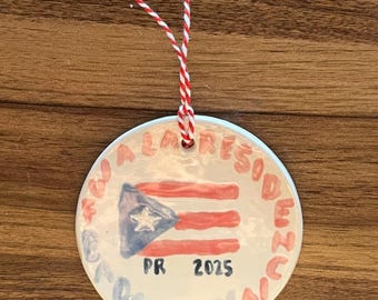 Bad Bunny La Residencia Christmas Ornament Puerto Rico