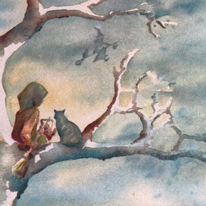 Cartolina di Pasqua da 10 pezzi Strega di Pasqua Påskkärringar