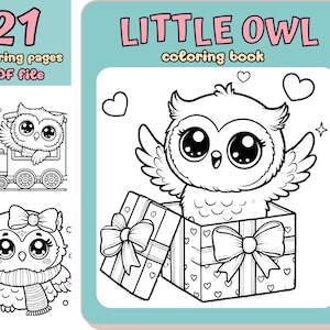 Kawaii Färbung, Färbung Kawaii, Niedliche Kollektion, Malbuch, Digitale Färbung, Niedliche Designs, Niedliche Färbung, süß, Malset, Gemütlich