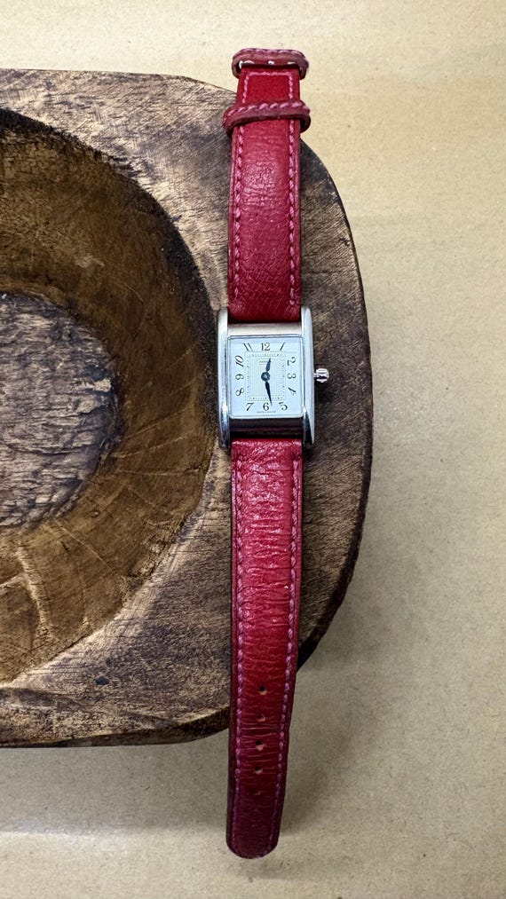 Vintage Coach Rectangular Wristwatch — Stainless … - image 1