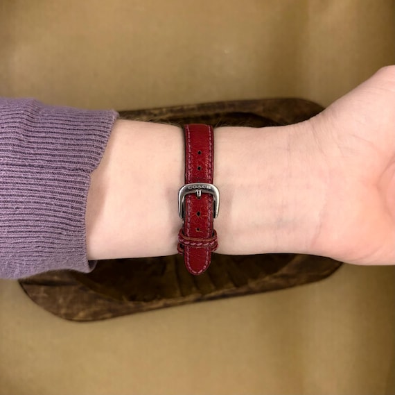 Vintage Coach Rectangular Wristwatch — Stainless … - image 4