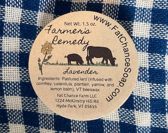 Farmer's Remedy - Lard, Comfrey, St John's Wort, Plantain, Beeswax