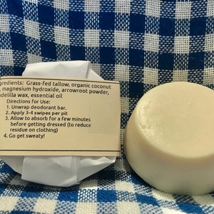 Natural Deodorant Bar Farmer Pits image 2