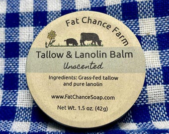 Tallow and Lanolin Balm
