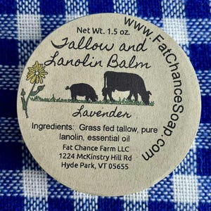 Tallow and Lanolin Balm
