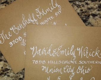 Encabezado de caligrafía escrito a mano en cualquier color de fuente y tinta, fuente moderna, tinta blanca, personalizado