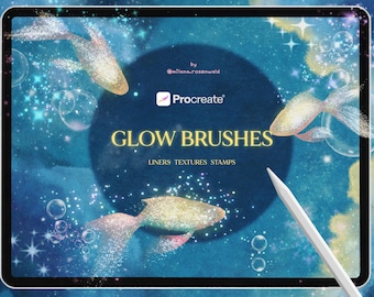 Sparkle & Shine Procreate Brushes: Glitter Painting Kit (Digital Download)
