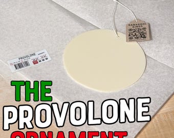 Adorno para árbol de Navidad con Provolone, consigue tu Soprano Superfan, un divertido regalo de Navidad para la persona que lo tiene todo, relleno de media