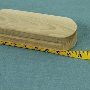 8inch Oak tailors clapper.Tailors Clapper Hardwood Quilters Press and Seam Flattening Tool for Steam Iron to Set a Seam.