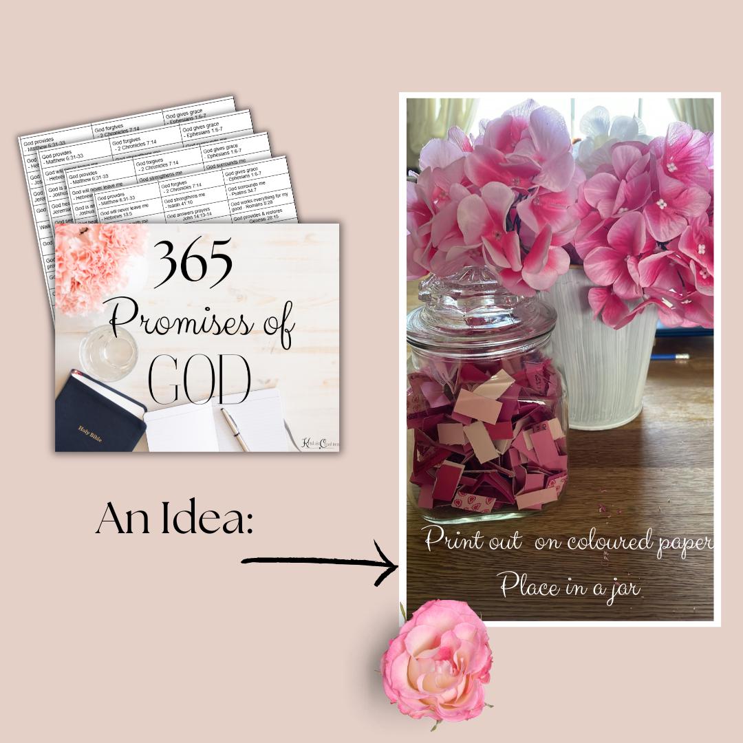365 Promises of God | Printable Bible Verse Cards for Devotions ...