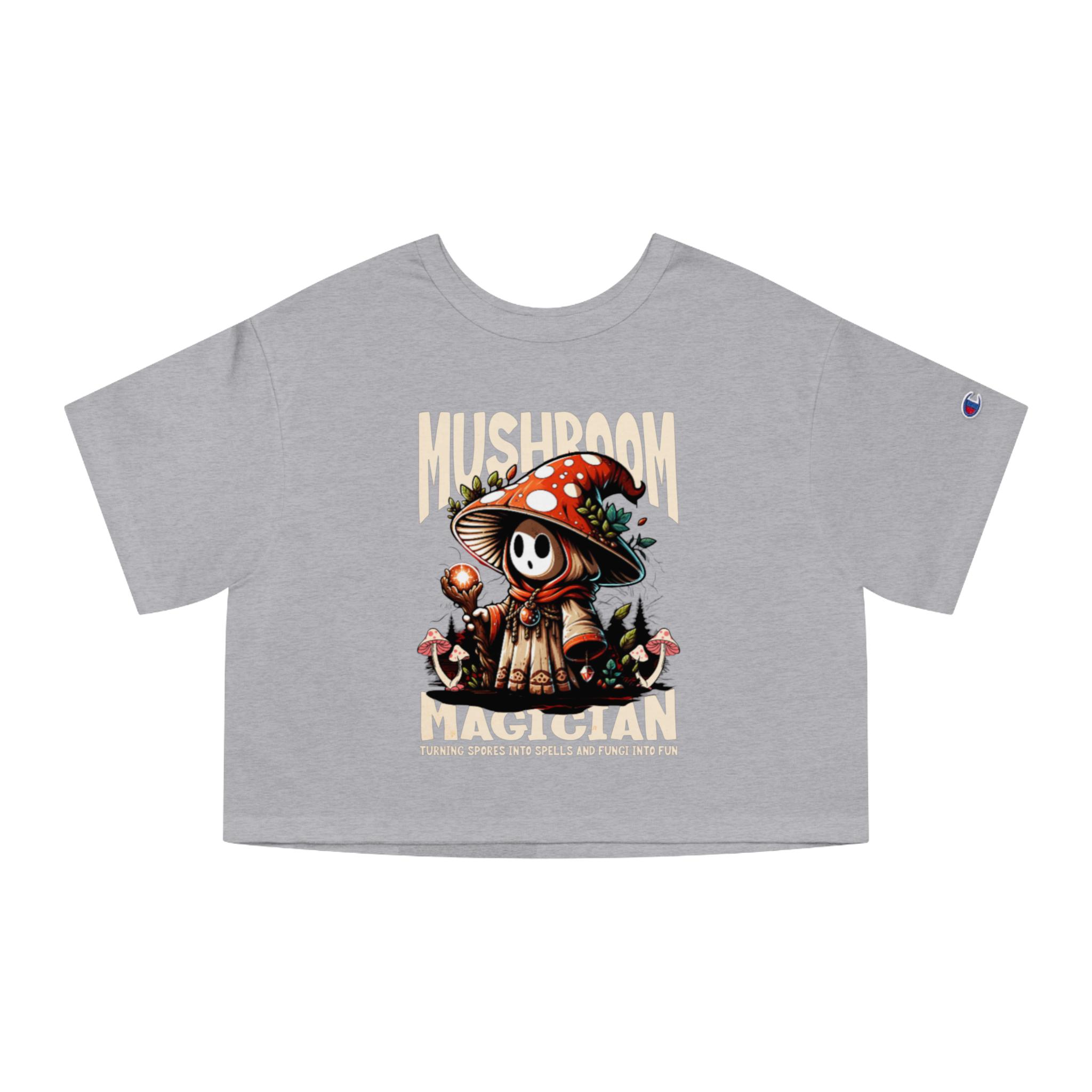 Spore & Spell Champion Crop,champion Heritage: Mushroom Magic  Edition,sporecaster Champion Crop,mystic Mycelium Crop Shirt - Etsy Ireland