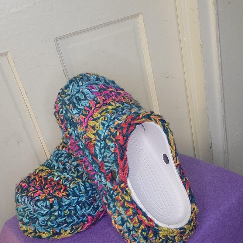 crochet clogs