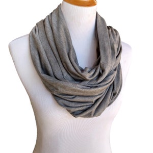 heather grey nursing scarf, organic baby blanket and nursing cover, cotton and bamboo, The Milk and Honey Wrap® image 5