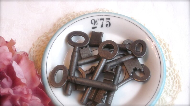 European Antique Skeleton Keys-Set/3 image 3