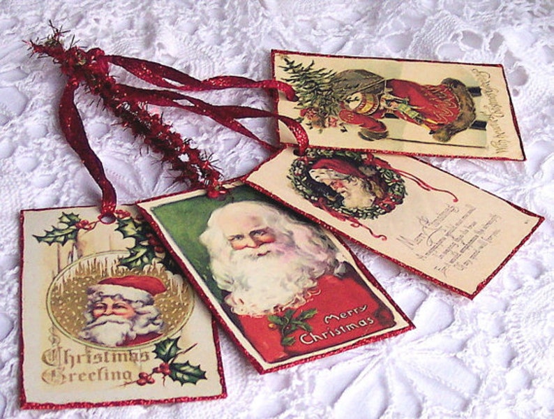 Victorian Santa Portraits-Digital Download image 2
