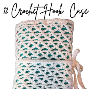 Crochet Pattern Crochet Hook Case Pattern with Pockets PDF Tutorial with Pictures Easy Crochet Pattern with 12 hook pockets