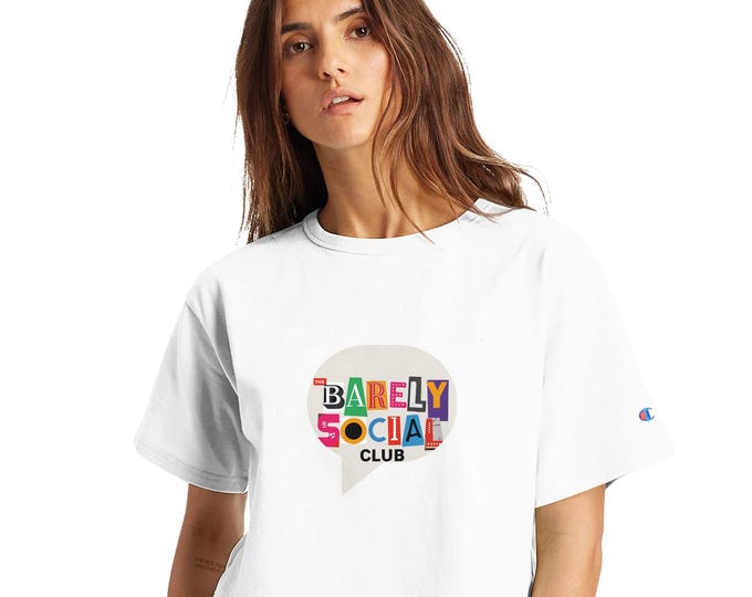 Featured listing image: Champion® Women’s Cropped Cotton Jersey Tee, Lightweight, Comfortable Fit, Perfect for Casual & Active Wear