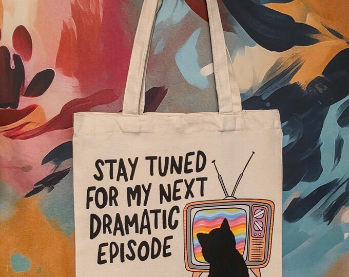 Dramatic Episode Book Tote