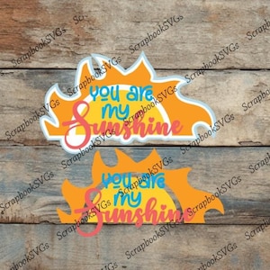 SVG Tu sei il mio sole, bambino, ragazzo, ragazza, titolo, carta, album, titolo, macchina da taglio, file, download solo file