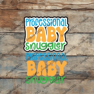 Scarica solo il file SVG professionale per neonati, coccole, famiglia, carta per scrapbooking, titolo, macchina da taglio